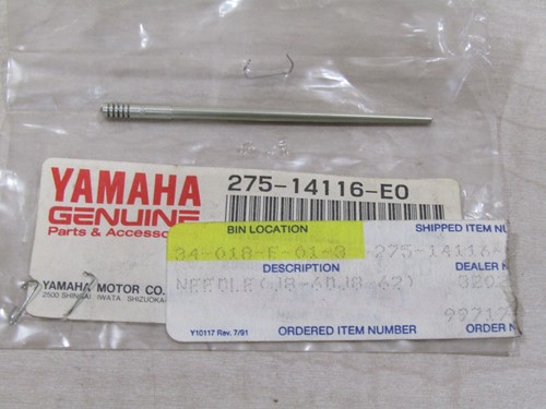 Genuine yamaha nos - genuine, carburetor