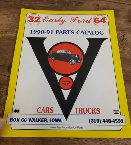Early ford parts catalog for - ford,