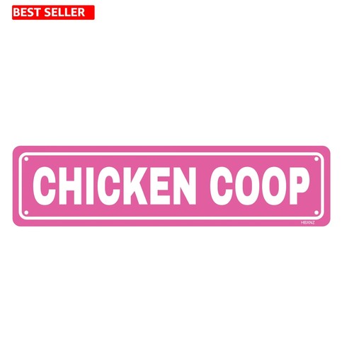 Chicken coop sign metal wall - coop,