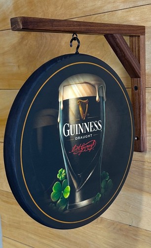 Guinness pint wooden double - guinness,