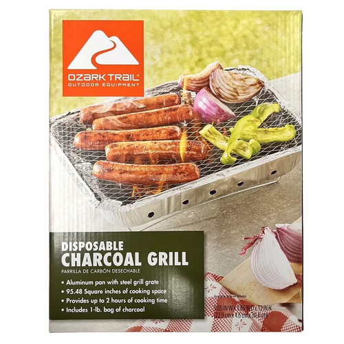 Disposable charcoal grill 540g - disposable,