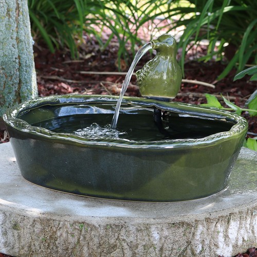 Ceramic solar powered - 7",