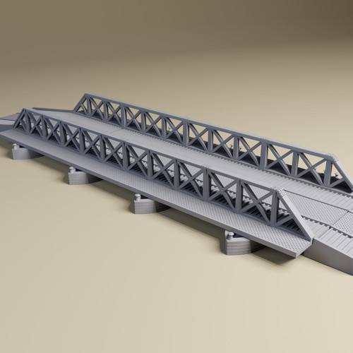 Pontoon bailey bridge 20mm - -,