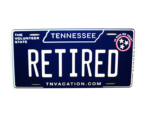 Tennessee state retired metal - tennessee,