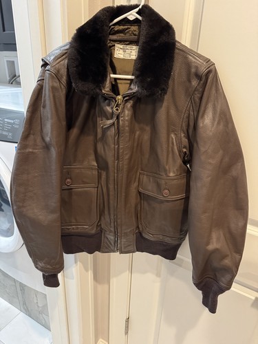 Vintage navy leather - us,