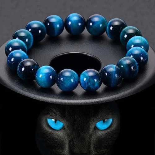 8mm blue tiger eye - 8mm,