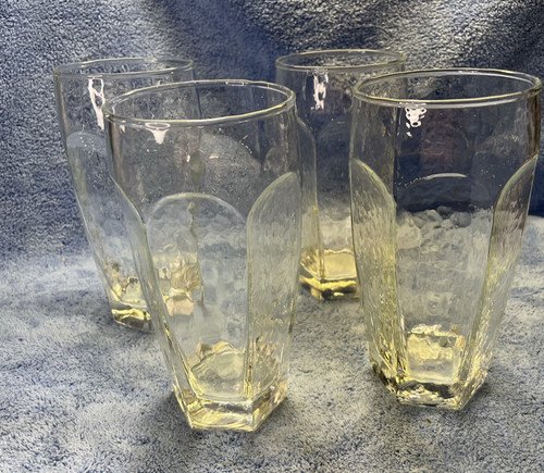 Vtg clear tall tumbler - vtg,