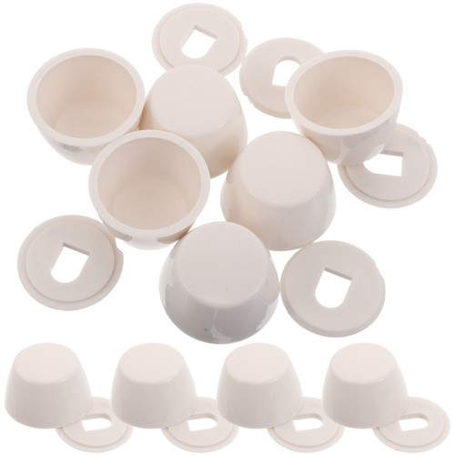 10pcs durable white plastic - durable,