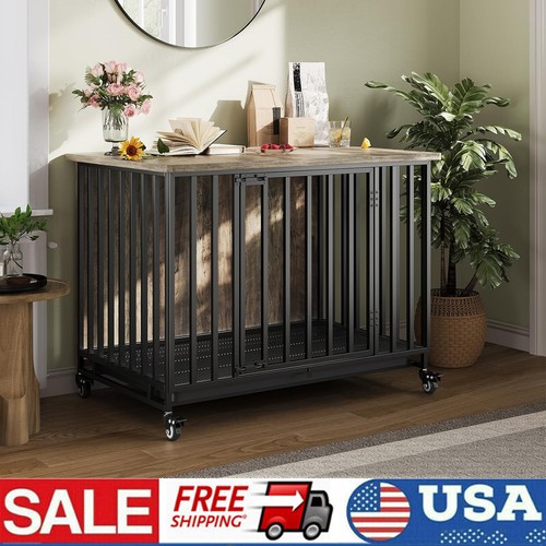39inch dog crate wooden kennel - wooden,