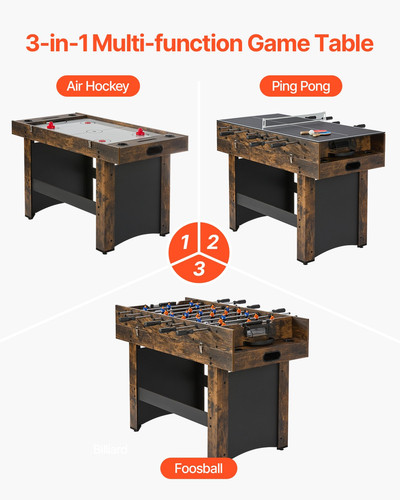Combo game table set - 3-in-1,