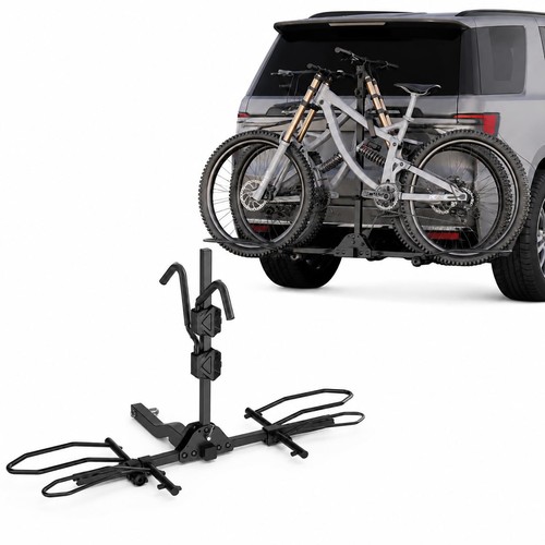 Black bike rack hitch - hitch, mount