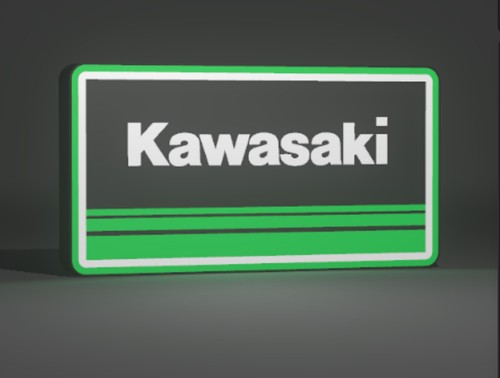 Kawasaki logo led - kawasaki,
