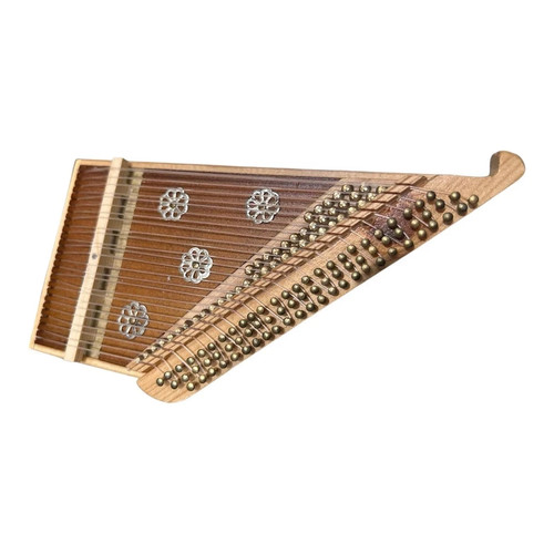 Mini wooden zither - wooden, –