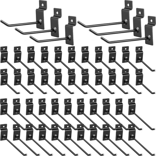 Packs slatwall hooks inch - 4,