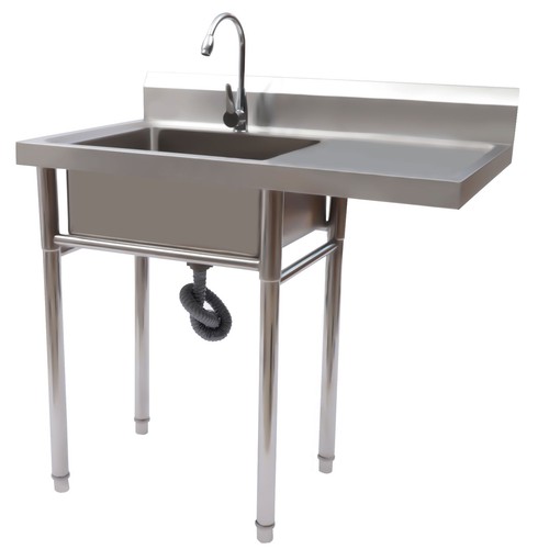 Stainless steel utility sink - steel,