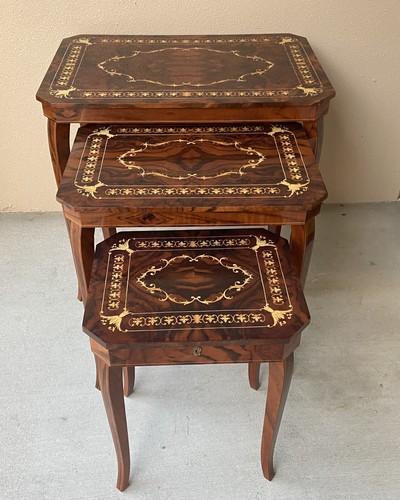 Italian inlaid marquetry - italian,