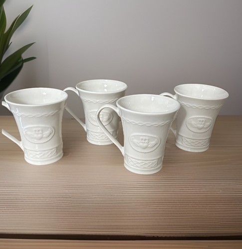Belleek claddagh mug cup set - belleek,