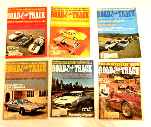 Road track 1977 magazine - &, 6