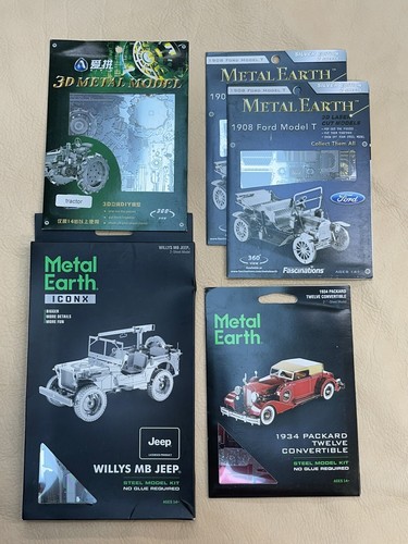 Metal earth model kits lot - metal,