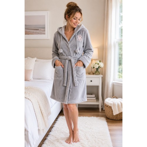 Victoria secret plush hooded - victoria's,