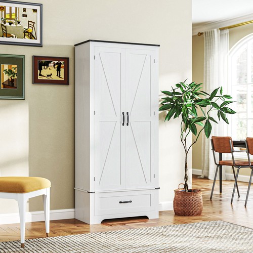 Farmhouse pantry cabinet - farmhouse,