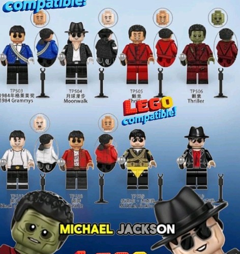 Michael jackson minifigure lot - michael,