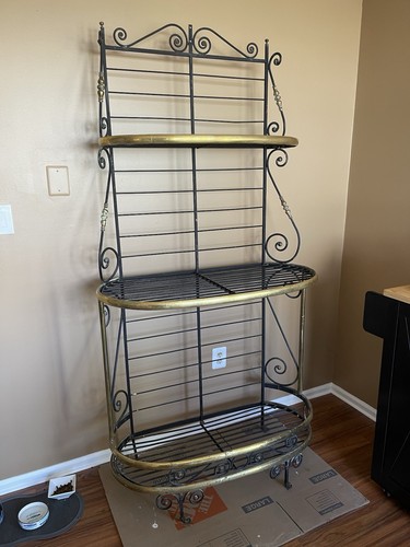 French wrought iron brass - iron, &