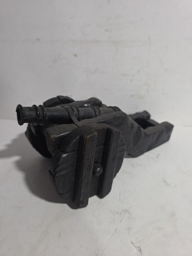 Vintage wood cast iron - wood,