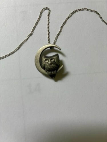 Hallmark owl moon pendant - moon,