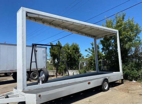 Portable advertising trailer - portable,