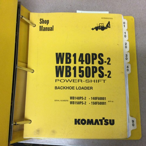 Komatsu wb140 wb150 2 - komatsu, wb140-2