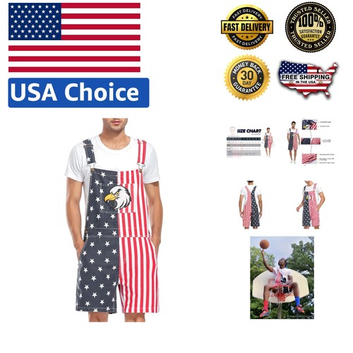 Trendy american flag short - american,
