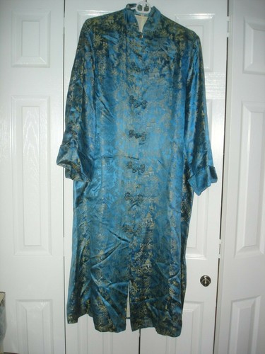 Vintage chinese silk brocade - silk,