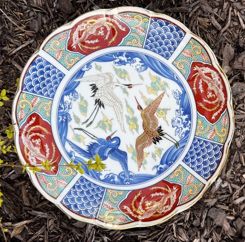 Vintage imari porcelain gold - porcelain,