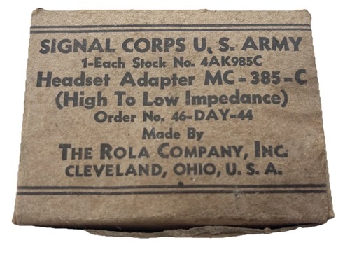 Army headset adapter - us,