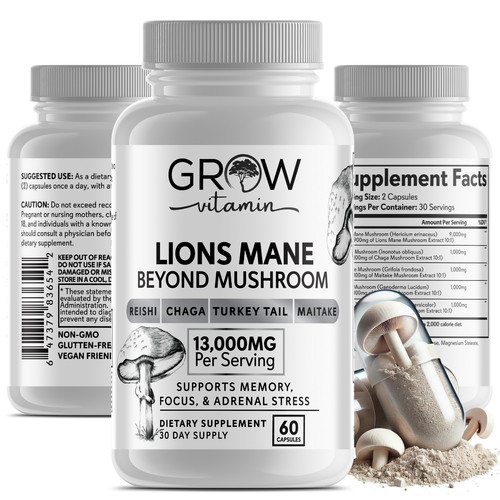 Organic lion mane mushroom - organic,