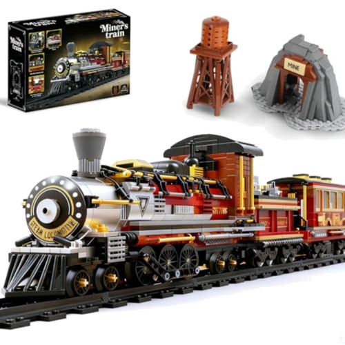 Western mining steam train - steam,