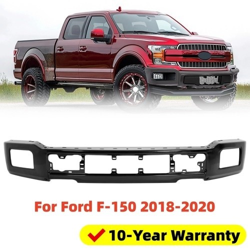 3pcs black steel - front, bumper