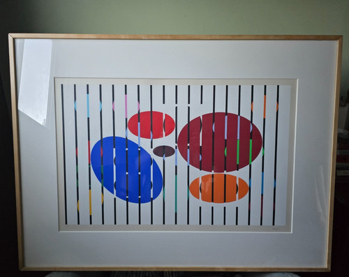Yaacov agam signed serigraph - yaacov,