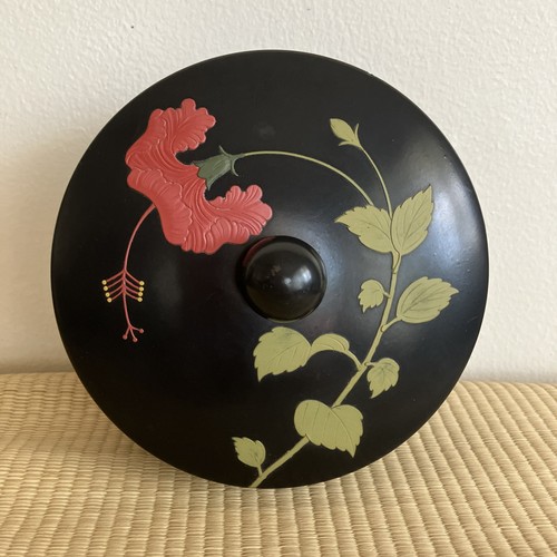 Japanese lacquerware round - japanese,