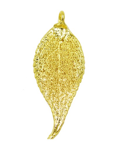 Zhannel real leaf - real, pendant