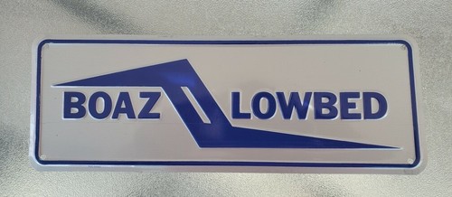Boaz lowbed aluminum emblem - boaz,