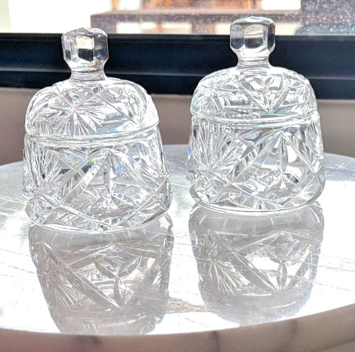 Pair cut crystal trinket - crystal,