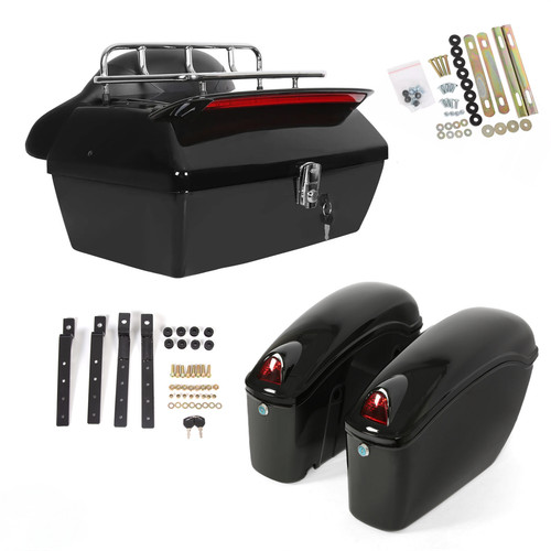 Hard saddle bag trunk tail - hard,