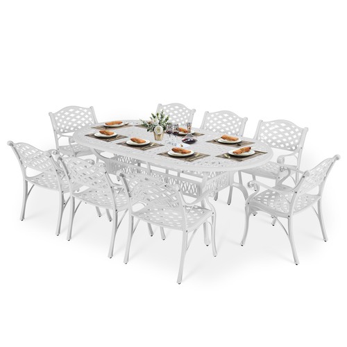 Piece outdoor cast aluminum - cast,