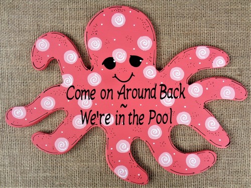 Come around back pool octopus - around,