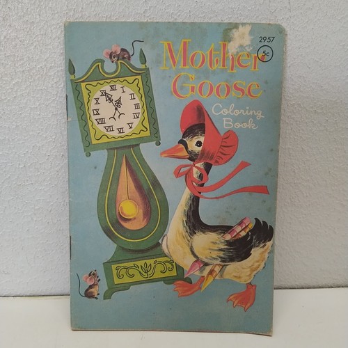 Mother goose coloring book - goose,