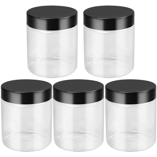 230ml 8oz plastic jar - plastic, storage