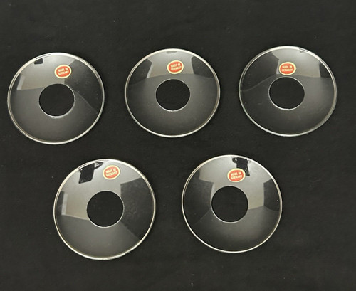 Vintage glass bobeches - glass, (5)