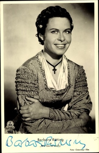 Postcard actress barbara - postcard,